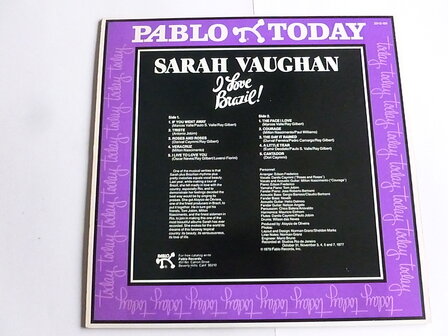 Sarah Vaughan - I Love Brazil! (LP)