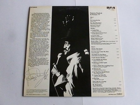 Sammy Davis Jr. - In Person (LP)