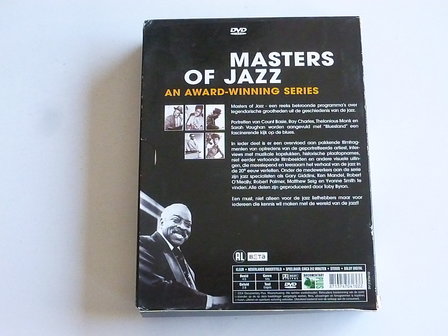 Masters of Jazz - An Award-winning series / Count basie, Monk, Ray Charles, S. Vaughan, Bluesland (5 DVD)