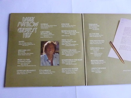Barry Manilow - Greatest Hits (2 LP)