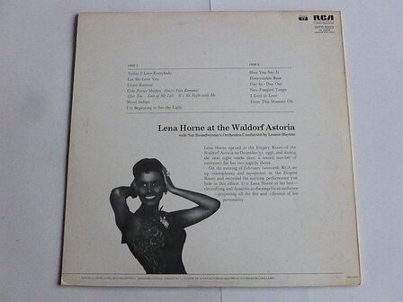 Lena Horne at the Waldorf Astoria (LP)