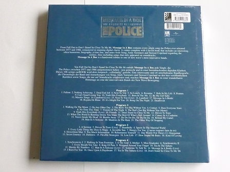 The Police - Message in a Box (The Complete Recordings)  4 CD + Boek (nieuw)