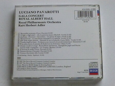 Pavarotti - Gala Concert Royal Albert Hall / Kurt Herbert Adler