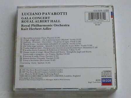 Pavarotti - Gala Concert Royal Albert Hall / Kurt Herbert Adler
