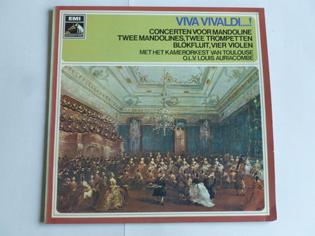 Viva Vivaldi...! Concerten voor Mandoline / L. Auriacombe (LP)