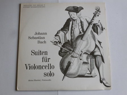 Bach - Suiten f&uuml;r violoncello solo / Reine Flachot (2 LP)