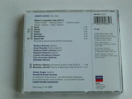 Haydn - Missa in angustiis / Barnara Bonney, Richard Hickox