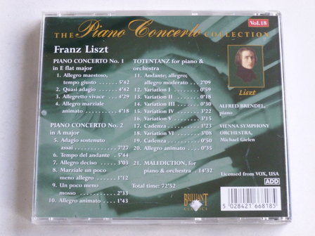 Liszt - Piano Concerto 1, 2 / Alfred Brendel