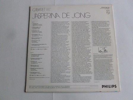 Jasperina de Jong - Cabaret 3 (LP)