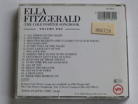 Ella Fitzgerald - The Cole Porter Songbook volume 1