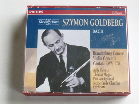 Bach - Brandenburg Concerti, Cantata / Szymon Goldberg, Aafje Heynis, Piet van Egmond (3 CD)