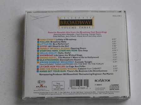 Celebrate Broadway vol.3 / Lullaby of Broadway