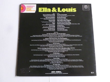 Ella Fitzgerald Louis Armstrong - Ella &amp; Louis (LP)