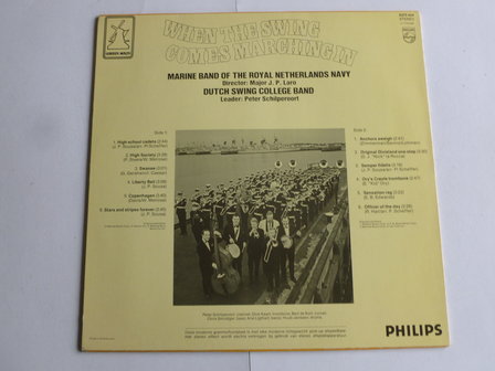 Marine Band / Dutch Swing College Band - When the Swing comes Marching in (LP)