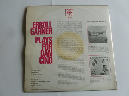Erroll Garner - Plays for Dancing (LP)