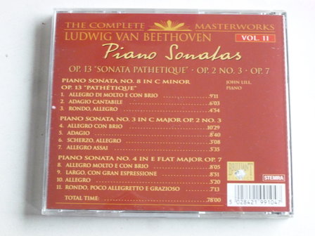 Beethoven - Piano Sonatas Pathetique / John Lill