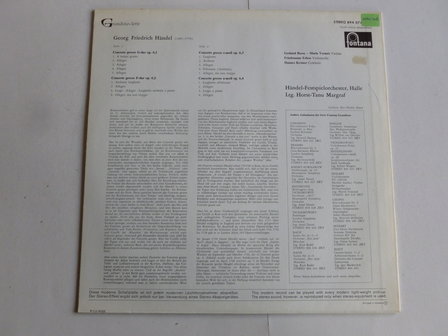 Handel - Concerti Grossi / Horst Tanu Margraf (LP)