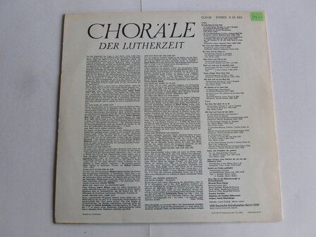 Chorale der Lutherzeit - 450 jahre reformation (LP)