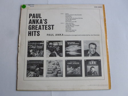 Paul Anka&#039;s Greatest Hits (LP)