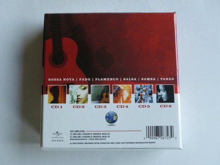 Wereldmuziek - Bossa Nova, Fado, Flamenco, Salsa, Samba, Tango (6 CD)