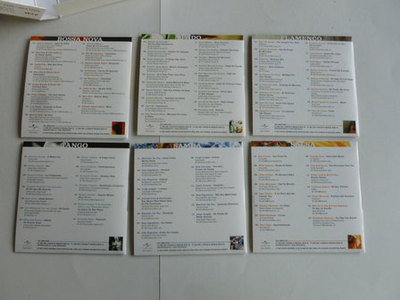 Wereldmuziek - Bossa Nova, Fado, Flamenco, Salsa, Samba, Tango (6 CD)