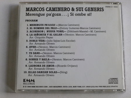 Marcos Caminero &amp; Sui Generis - Merengue pa&#039;goza