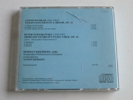 Dvorak - Violin Concerto / Herman Krebbers, Anton Kersjes
