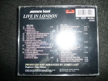 James Last - Live in London 2 CD