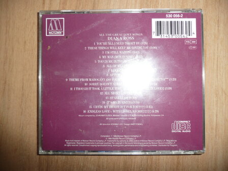 Diana Ross - All the great love songs&nbsp;