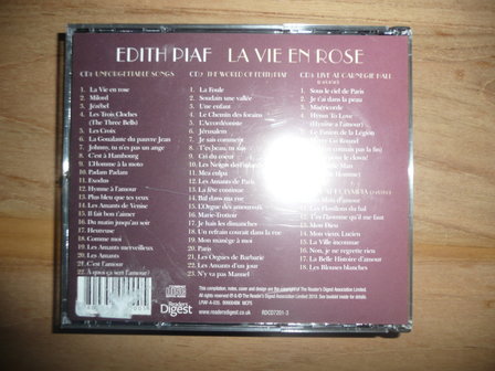 Edith Piaf - La Vie en Rose (3 CD Box)