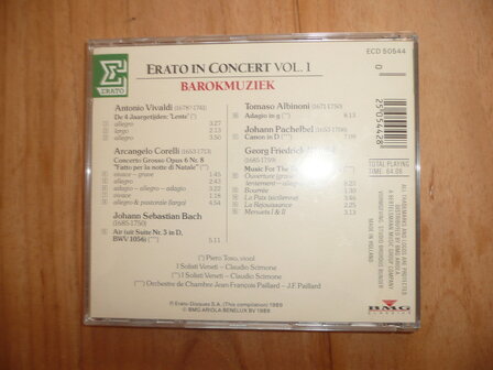 Barokmuziek - Erato in Concert vol. 1