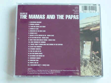 The Mamas and the Papas - The best of (MCA)