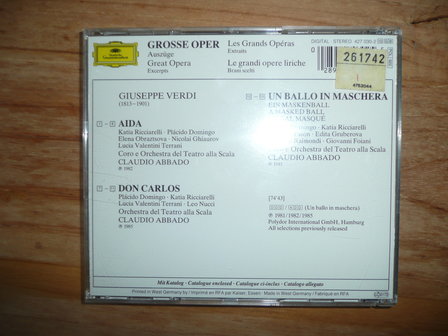 Claudio Abbado - Aida, Don Carlos, Un ballo in Maschera