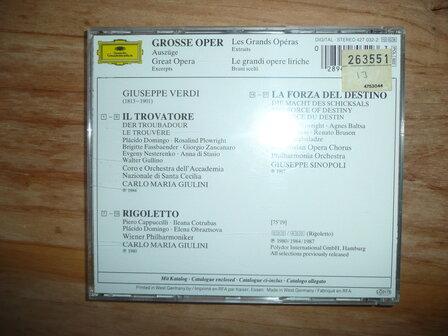 Guilini, Sinopoli - Il Trovatore, Rigoletto, La Forza del Destino