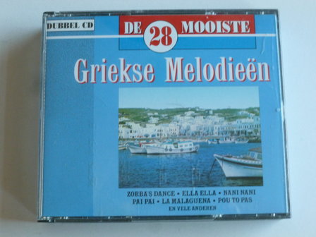 De 28 mooiste Griekse Melodie&euml;n (2 CD)