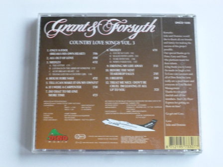 Grant &amp; Forsyth - Country Love Songs vol.3