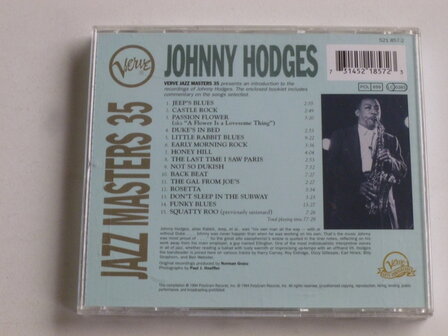 Johnny Hodges - Jazz Masters 35