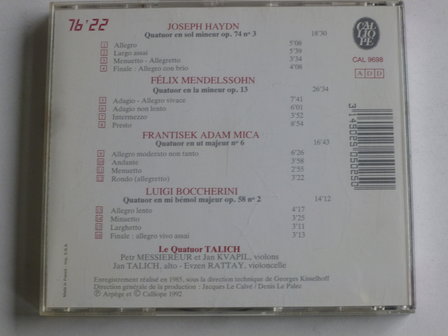 Le Quator Talich - Quatre Quatuors