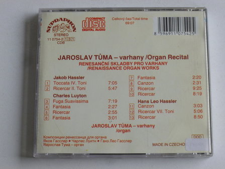 Jaroslav Tuma - Varhany / Organ Recital (Supraphon)