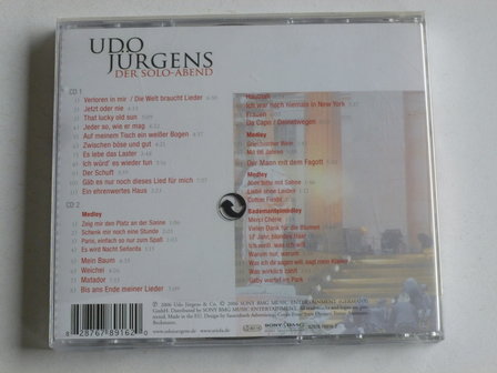 Udo J&uuml;rgens - Der Solo Abend (2 CD) Nieuw