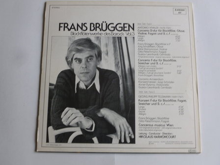 Frans Br&uuml;ggen - Blockflotenwerke des Barock vol.3 (LP)