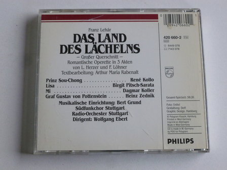 Franz Lehar - Das Land des L&auml;chelns / Rene Kollo