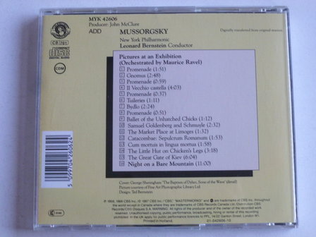 Mussorgsky - Pictures at an exhibition / Leonard Bernstein