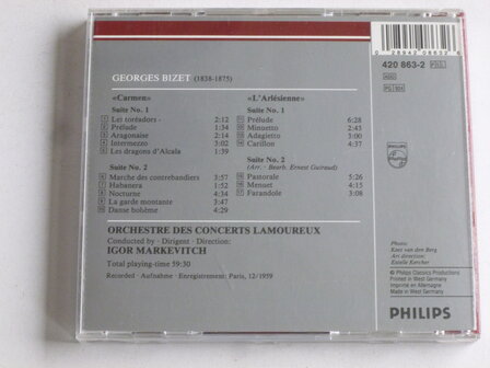 Bizet - Suites Carmen nos 1 &amp; 2 , L&#039; Arlesienne 1 &amp; 2 / Igor Markevitch