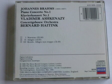 Brahms - piano concerto / Vladimir Ashkenazy