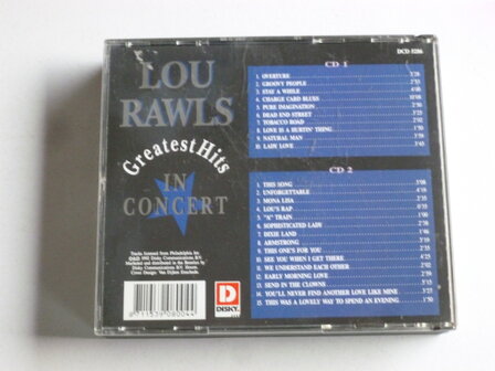 Lou Rawls - Greatest Hits / In Concert (2 CD)
