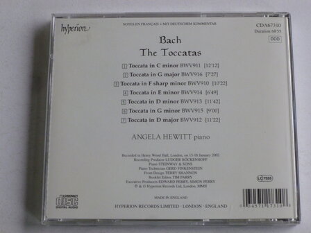 Bach - The Toccatas / Angela Hewitt
