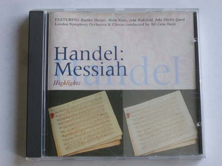 Handel - Messiah / Sir Colin Davis, Helen Watts