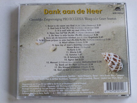 Dank aan de Heer - Pro Ecclesia Wezep