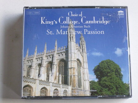 Bach - St. Matthew Passion / Choir of King&#039;s College Cambridge (3 CD + DVD)